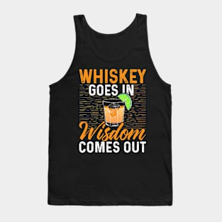 Whiskey Bourbon Whisky Scotch Blended Gift Tank Top